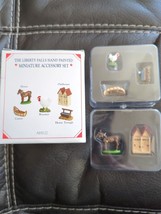 Liberty Falls 5-pc. Miniature Accessory Set AH122  Solid Pewter &amp; Hand Painted - £15.17 GBP