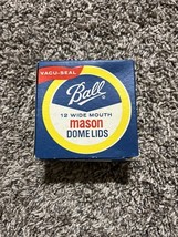BALL 42000 Wide Mouth Dome Lid, Silver - 12 Count Vintage - $9.90