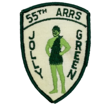 Vietnam War Era USAF Jolly Green Giant 55th ARRS PJ Patch Cheesecloth Pa... - $118.80