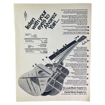 Alvarez Yairi Vintage 70s Print Advertisement Guitar Music - £14.87 GBP