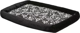 MidWest Quiet Time Bolster Bed Floral for Dogs Small - 1 count MidWest Quiet Tim - £31.95 GBP