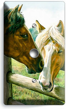 American Country Farm Love Horses Kissing Light Dimmer Cable Wall Plate Hd Decor - £8.09 GBP