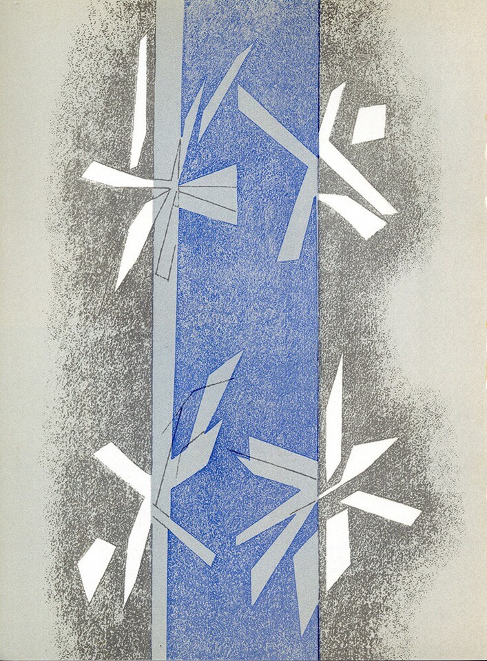 André Beaudin 1964 Lithograph edition of 2000 "Prints from the Mourlot Press" - $174.60