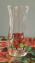Red Lobster Hurricane Glass Tail Back Football 7&quot; Tall - £7.73 GBP