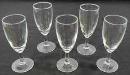 Set of 5 Vintage Stemmed Champagne Glasses 5-3/4&quot; Tall - £15.56 GBP