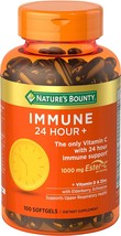 Natures Bounty Vitamin C 24 Hour Daily Immune Support with Zinc and Vitamin D,  - £36.67 GBP