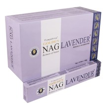 Vijayshree Golden Nag Lavender Incense Sticks AGARBATTI Export Quality 180gm - £18.50 GBP