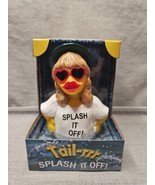 Celebriducks Tail-rr Splash It Off Rubber Duck Collectible New in Box Music - $448.59 MXN