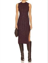 Paige marium dress in Burgundy Sparkle - size L - £108.69 GBP