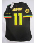 Antony Ajax Amsterdam Bob Marley Match Slim Black Third Soccer Jersey 20... - $124.09 CAD
