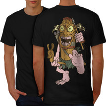 Animated Hunter Shirt Funny Men T-shirt Back - £10.21 GBP