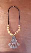 Necklace Handmade Moroccan , Pendant  Ethnic Berber Amazigh Traditional  made fo - $24.75