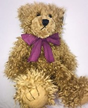 First & Main Curly Shaggy Brown Bear Named Scraggles 11" New With Tag - $11.97