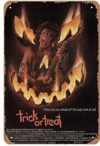 Brand New - Trick Or  Treat 12/8 Metal Sign Distressed. Super rare! - £19.58 GBP