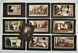 1914 Antique 10 Photos Hampton Nj Everly Barker Family House Family Relatives - £112.29 GBP