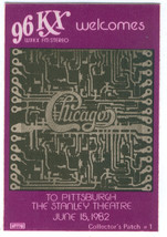 CHICAGO VINTAGE COLLECTABLE RARE 1982 PASS PITTSBURG STANLEY THEATER 96 ... - $18.75