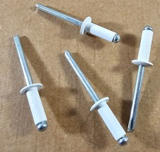 RIVETS SMALL HEAD 50 CT 3/16&quot; WHITE FINISH Pop Rivet Racing Fastener IMC... - $8.86