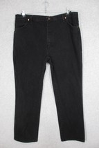 Wrangler Men&#39;s Jeans Size 42 x 34 Cowboy Cut Slim Fit 936WBK Black - £24.63 GBP