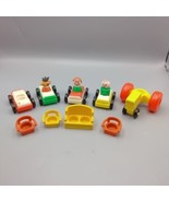 Fisher Price Little People Lot of 12 Elmo 4 Cars 2 People 3 Chairs Couch... - $34.65 CAD