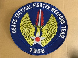 USAF AIR FORCE MILITARY PATCH 48TH TFW WILLIAM TELL 1958 USAFE TAC FIGHTER - £36.13 GBP