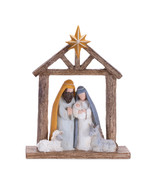 Modern Nativity Arch with Farm Animals 10&quot;H - $976.42 MXN