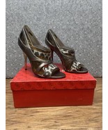 Guess Black Animal Print Stiletto High Heels Size 8.5 KG - $33.94 CAD