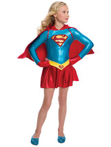 Rubie&#39;s Costume Girls DC Comics Supergirl Dress Costume, Large, Multicolor - £107.23 GBP