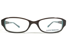 Lucky Brand Jade Brown / Blue Gafas Monturas Rectangular Completo Borde 48 16 - £33.34 GBP