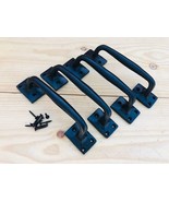 4 LARGE Cast Iron Handles Door Hardware Pull Gate Shed EASY GRIP Grasp B... - €28,64 EUR
