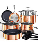 14PC Non-Stick Pots and Pan With 9H Anti-scratch Coating - $16,413.75 MXN