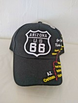 Arizona US 66 Snapback Style Cap/Hat - Wide Brim! Buckle Adjust on back ... - $9.77