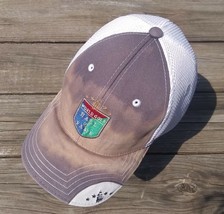 World Golf Hall of Fame Adjustable Strap Back Cap Hat PUKKA Distressed! VTG - £10.70 GBP