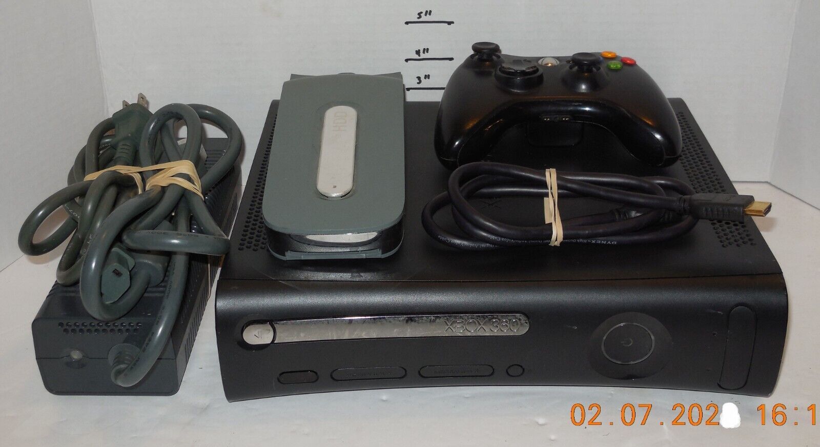 Microsoft Xbox 360 Matte Black Video Game Console System 100 complete 20GB HD