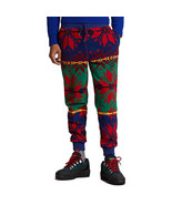 Polo Ralph Lauren Men&#39;s Fair Isle Brushed Fleece Joggers Pants Multi-Medium - $109.99