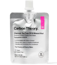 Carbon Theory Charcoal, Tea Tree Oil and Mineral Mud Breakout Control Facial Wet - £40.70 GBP