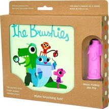 The Brushies Pinkey The Pig Toddler Toothbrush &amp; Storybook Set  - £10.61 GBP