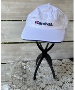 NIP CARNIVAL CRUISE LINE Vtg Hat Cap Adjustable Zip Visor Sun Golf  embr... - $353.52 MXN
