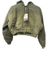 Women's Jordan x Travis Scott Hooded Canvas Jacket Size Small - $99.89