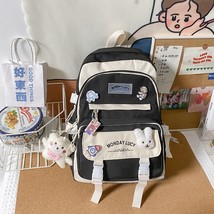 Korean Style Cute Backpacks Women Waterproof Nylon Small Shoulder Bags for Teena - £31.07 GBP