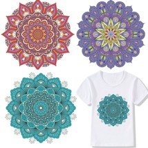 Flowers Iron On Transfer Bohemian Iron On Patches For Clothes Bohemian H... - £13.31 GBP