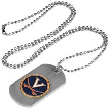 Virginia Cavaliers Dog Tag with a embedded collegiate medallion - £11.99 GBP