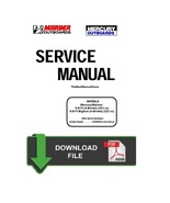 Mercury Mariner 9.9 / 15hp 4 Stroke Factory Service Shop &amp; Repair Manual - $9.95