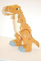 Fisher Price Mattel 2011 Tan 19&quot; Imaginext T-Rex Roaring &amp; Moving Dinosaur - £17.26 GBP