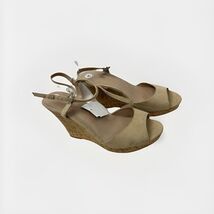 Charles by Charles David Beige Cork Wedge Sandals Womens 11 Open Toe Ank... - $538.98 MXN