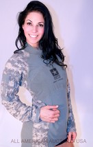 Massif Flame Resistant Fr Army Combat Shirt W/LOGO Army Strong Acu Acs All Sizes - £35.65 GBP