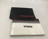 2003 Pontiac Vibe Owners Manual Set with Case OEM J03B31009 - £28.34 GBP