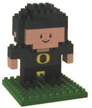 FOCO BRXLZ NCAA Oregon Ducks Mini Football Player 3-D Construction Toy 8... - £18.09 GBP