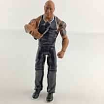 WWE The Rock Dwayne Johnson Wrestling Basic Action Figure 2017 Mattel 25 - £15.58 GBP