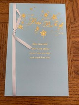 Baby Boy Christening Greeting Card Box 12 - $5.89