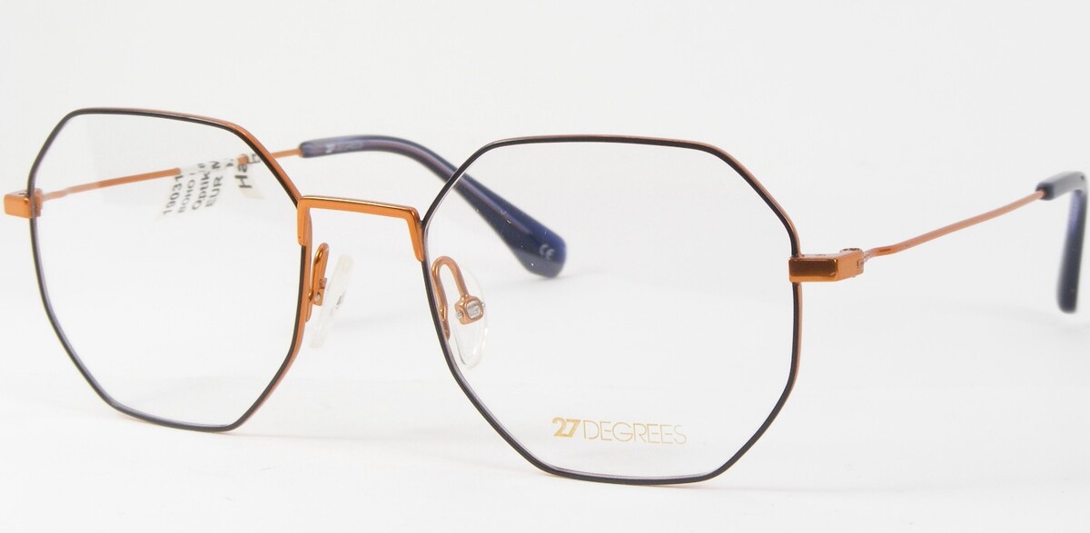 Gafas Únicas 27DEGREES BONO Col.S Cobre/Negro Montura 50-18-140mm - $95.78